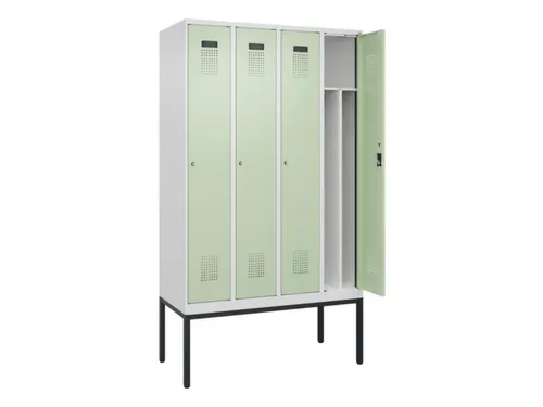 locker voor scheiding van kleding,HxBxD 2120x1200x500mm,4vak
