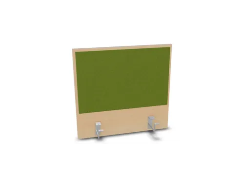 opzetpaneel,v. bureau,aanbouw achter,B 600mm,NE-esdoorn,BN7048-groen