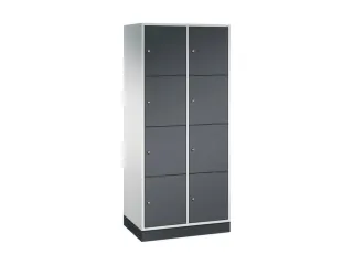 grootvolume-lockersysteem,RAL 7035/RAL 7021,HxBxD 1950x820x500mm - 2