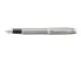 Parker IM Vulpen Stainless Steel CT Finish Medium Blauwe inkt