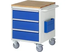 chariot à outils HxlxP 790x580x650mm plateau hêtre force 450kg