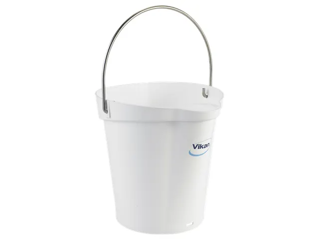Hygiene 5688-5 emmer, 6 liter wit, maatverdeling en schenktuit /