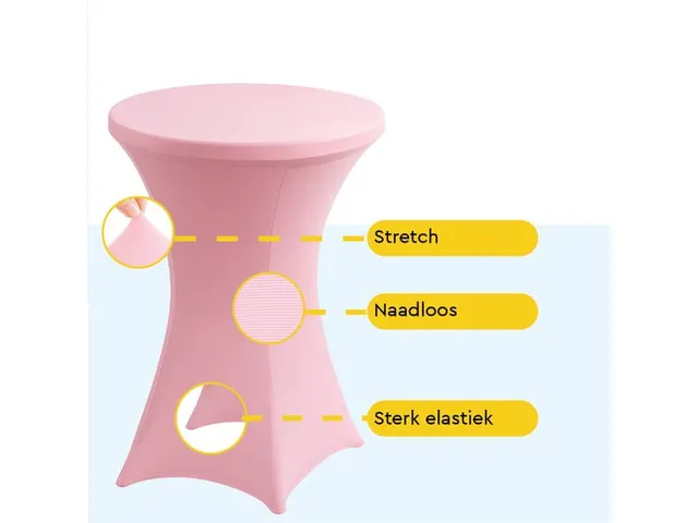 BRASQ Statafelrok Roze 80cm
