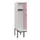 locker met bank,HxBxD 1950x400x815mm,1vak,vak B 400mm,cilinderslot