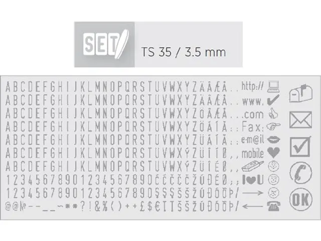 Doe-het-zelf stempel printer 40/2 6 Regels 23x59mm