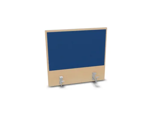 opzetpaneel,v. bureau,aanbouw achter,B 600mm,NE-esdoorn,BN6016-blauw