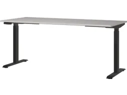Elektrisch ihv bureau,HxBxD 720-1200x1800x800mm,blad decor kasjmier