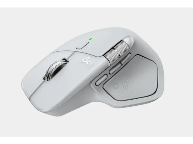 Logitech MX Master 4 draadloze muis 8 knoppen rechts Bluetooth grijs