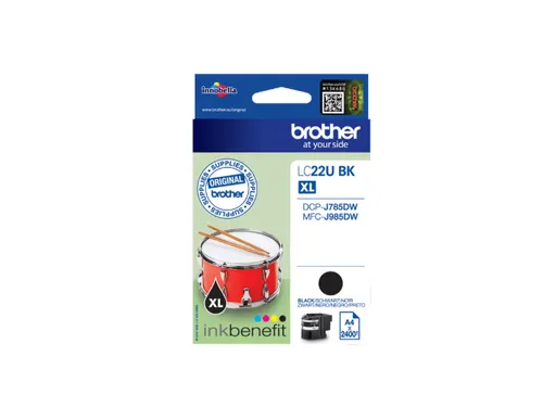 LC-22UBK Zwart Inktcartridge 2.400 pagina's