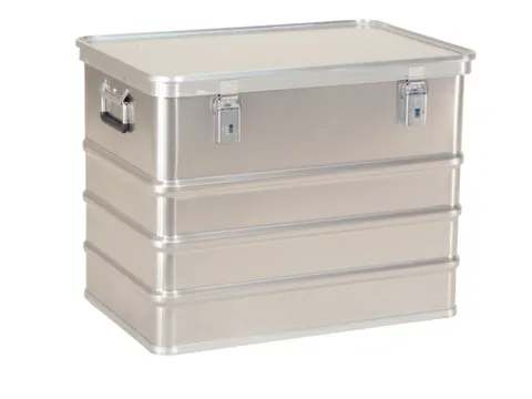 Aluminium Transportkist Hxlxb 510X655X435Mm 120L Stapelbaar