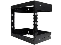 8U Open Frame Rack Wandmontage Verstelbare Diepte