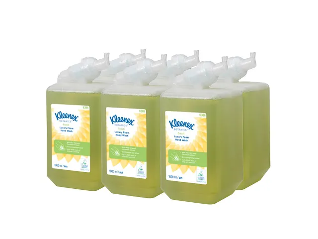 Kleenex 6386 Botanics luxe handreiniger Foam 6x1 Liter Groen