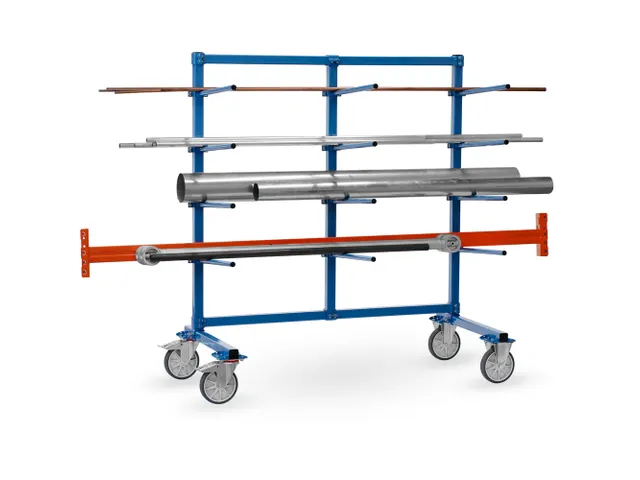 Draagarmwagen 4617-1 met PVC-slang 1200x800mm