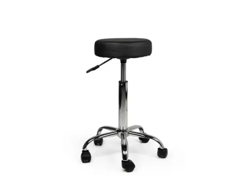 Tabouret Kruk Zwart Standaard Gasveer Zonder Rugleuning