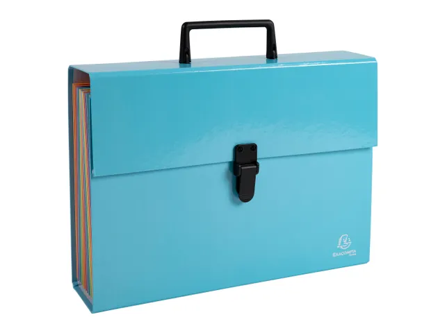 Sorteermap 18 ind. A quarel blauw pastel