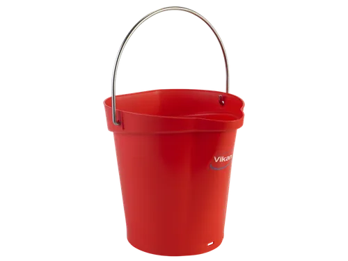 Hygiene 5688-4 emmer 6 liter rood maatverdeling en schenktuit