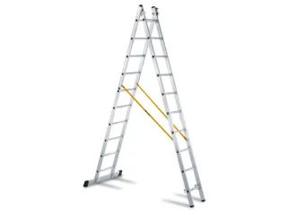 Multifunctionele Reformladder 2-Delig Aluminium L 2 42-4 10M 2X8Treden - 1