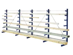 Draagarmstelling 2000x5400x590mm 7versch. Lange Armen Incl. Poot