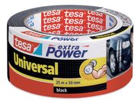 Plaktape Tesa Universal Extra Power 50mmx25m Zwart