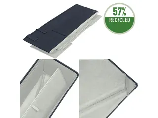 Leitz Hot Desking Stoffen opbergtas Fluweel Grijs 46,5x21x20cm - 2