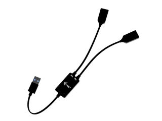 i-tec USB-A Cable HUB 2 port 2x USB-A - 1