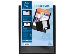 Presentatiemap Soepel PP Kreacover A4 Zwart