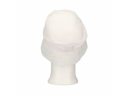 Pet met klep en haaropvang wit maat L 100 Stuks