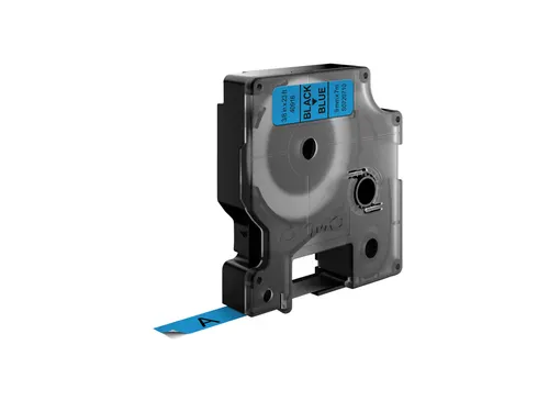 Labeltape Dymo 40916 D1 S720710 9mmx7m zwart op blauw
