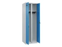 locker voor scheiding van kleding,HxBxD 1850x600x500mm,2vak