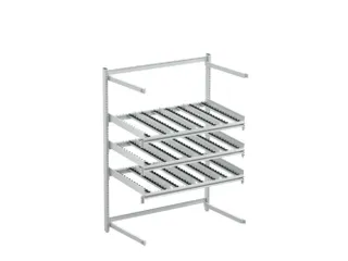 ESD-Kanban-stelling,aanbouwveld achter,HxBxD 1860x1385x735mm - 1