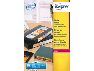 Media Etiket Avery L7666-25 70x52mm voor 3.5 inch Disks 250 Stuks - 2