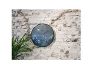 OUTLET Wandklok NeXtime Glamour Ø40cm metaal zwart streepaanduiding - 4