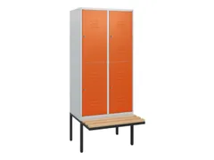 Dubbeldekse dekenkist,HxBxD 1950x800x815mm,2x2vak.,vak B 400mm