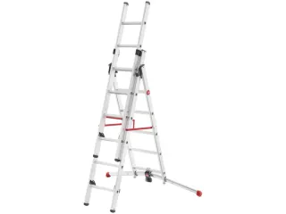 multifunctionele telescoopladder,2x6/1x5,sporten,balk L 3,73m - 2