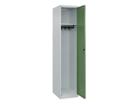 locker,HxBxD 1850x400x500mm,1vak,vak B 400mm,cil.-slot,staand op vloer
