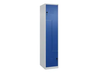 Z-garderobekast,HxBxD 1850x400x500mm,vak B 200/400mm,draaigrendel - 1