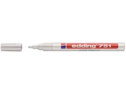 Viltstift edding 751 lakmarker rond wit 1-2mm