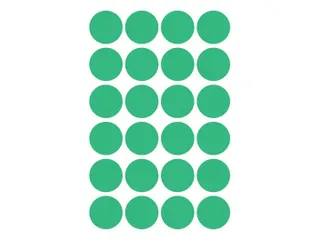 Etiket Avery Zweckform 3006 Rond Ø18mm Groen 96 Stuks - 4