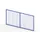 gaasachterwand,v. palletstelling,HxB 500x3300mm,v. traversen L 3300mm