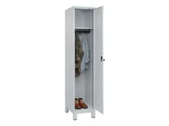 locker,HxBxD 1950x400x500mm,1vak,vak B 400mm,draaigrendel,voeten