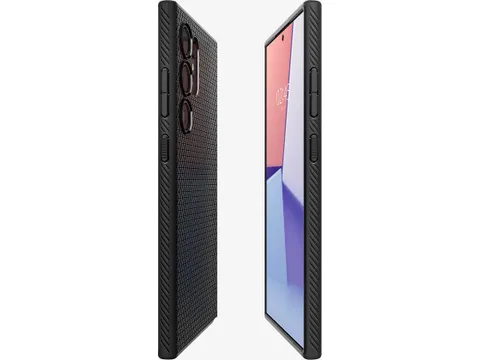 Spigen Liquid Air Hoesje Geschikt voor Samsung Galaxy S24 Ultra Zwart