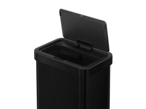 Afvalbak EcoNova Sensor Bin 50 liter Mat Zwart