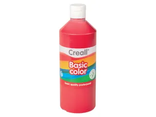 Plakkaatverf Creall basic donkerrood 500ml - 1
