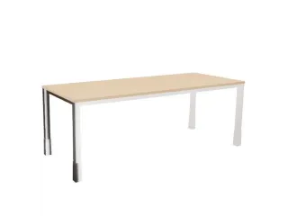 In hoogte verstelbaar bureau,HxBxD 720-840x2000x800mm,NE-esdoorn - 2