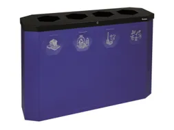 afvalverzamelstation,4x45l,HxBxD 830x1200x355mm,4opening(en)