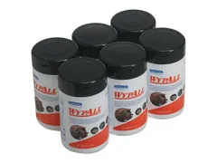 Wypall 7772 handreinigingsdoek 1-laags Groen 27x27cm doos 6 bussen