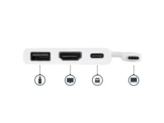 Usb-c Multiport Adapter Met Hdmi Usb 3.0 Poort 60w Pd Wit - 5