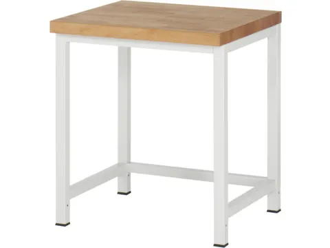 werkbank,HxBxD 840-1040x750x700mm,beukblad,draagverm. 1250kg,RAL7035