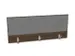 panneau de rehausse,p. table de bureau,NV brun caryer,BN8078-gris