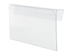 insteekhoes,HxB 85x210mm,om te klemmen,hard plastic,transparant